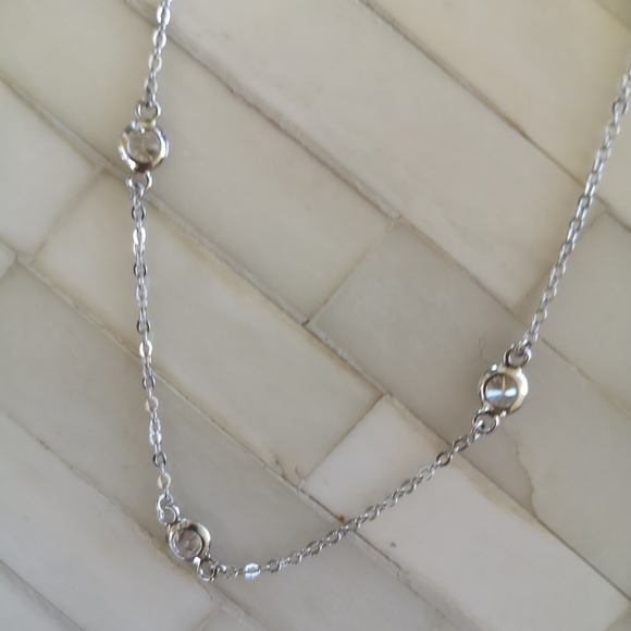 Sparkly Silver Necklace - Picture 3 of 3